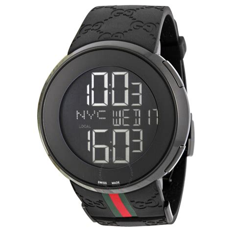 gucci mens digital lcd watches|gucci men's watches clearance sale.